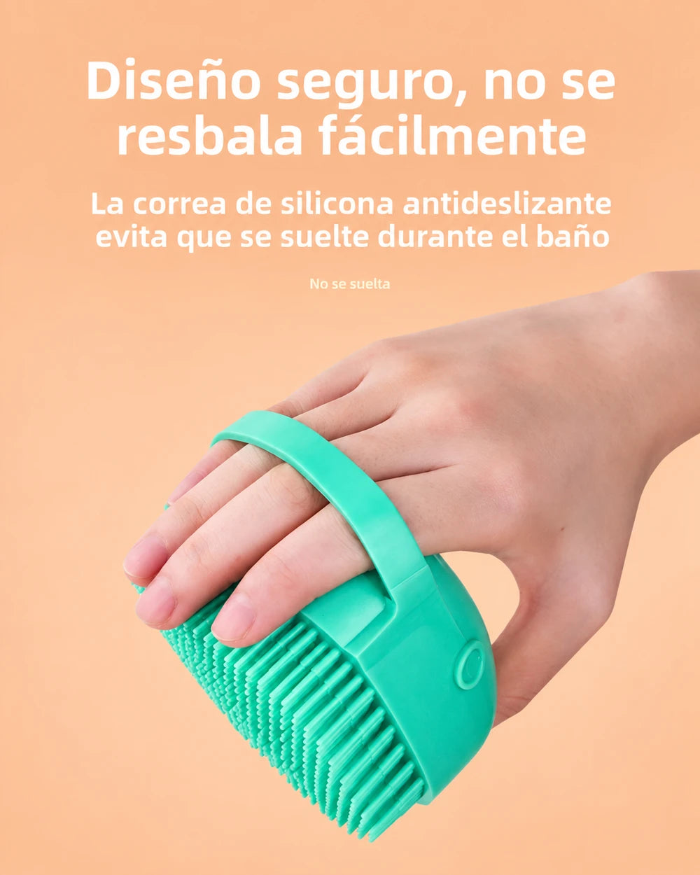 Cepillo de Baño de Silicona para Mascotas
