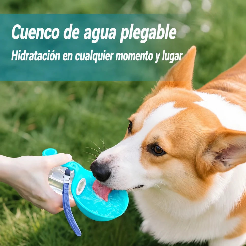 Botella de Agua Portátil para Perros y Gatos
